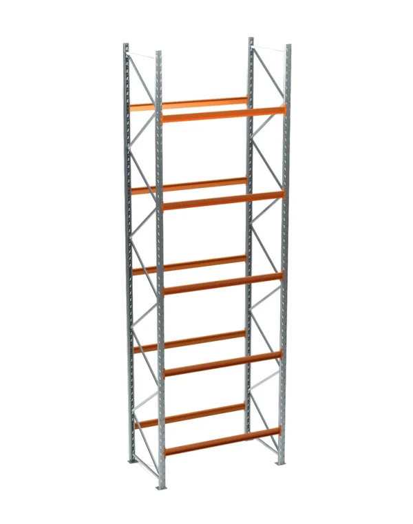 Стеллаж паллетный СП 6000x1800x1100, 5 ярусов (1310 кг на ярус, 10500 кг на секцию)