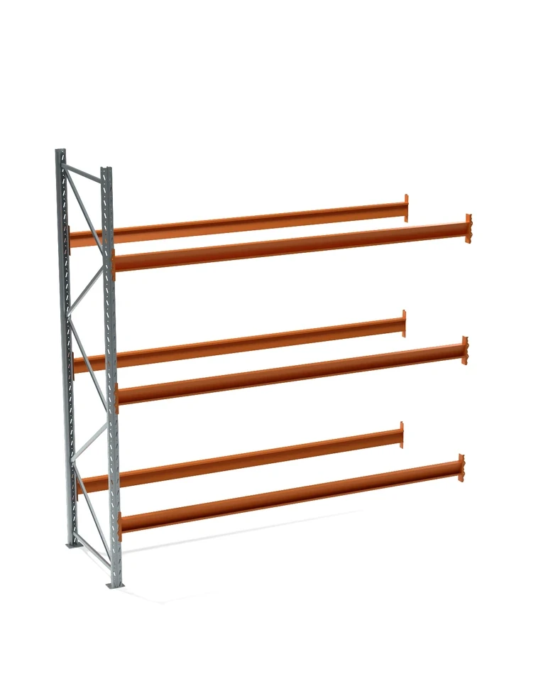 Секция дополнительная паллетного стеллажа СП 3500x3300x1100, 3 яруса (1830 кг на ярус, 14300 кг на секцию)