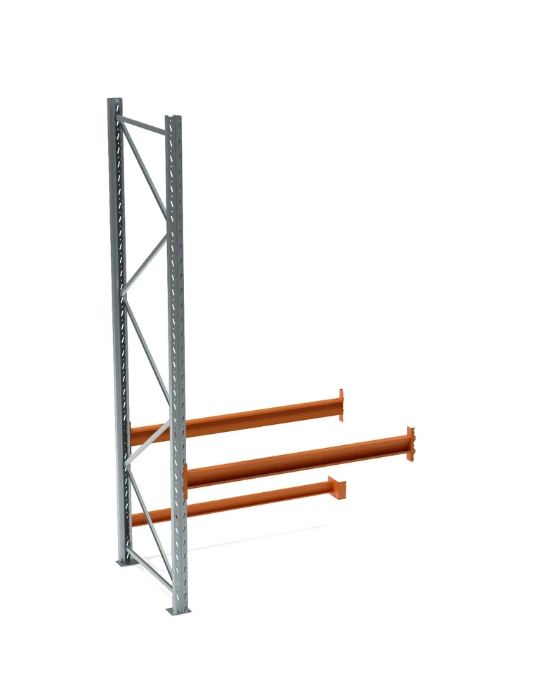 Секция дополнительная паллетного стеллажа СП 3500x1800x1100, 1 ярус (2790 кг на ярус, 6020 кг на секцию)