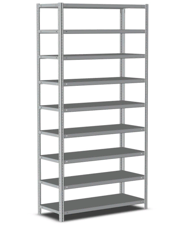 Стеллаж металлический Титан МС-500 2000х1200х400 9 полок