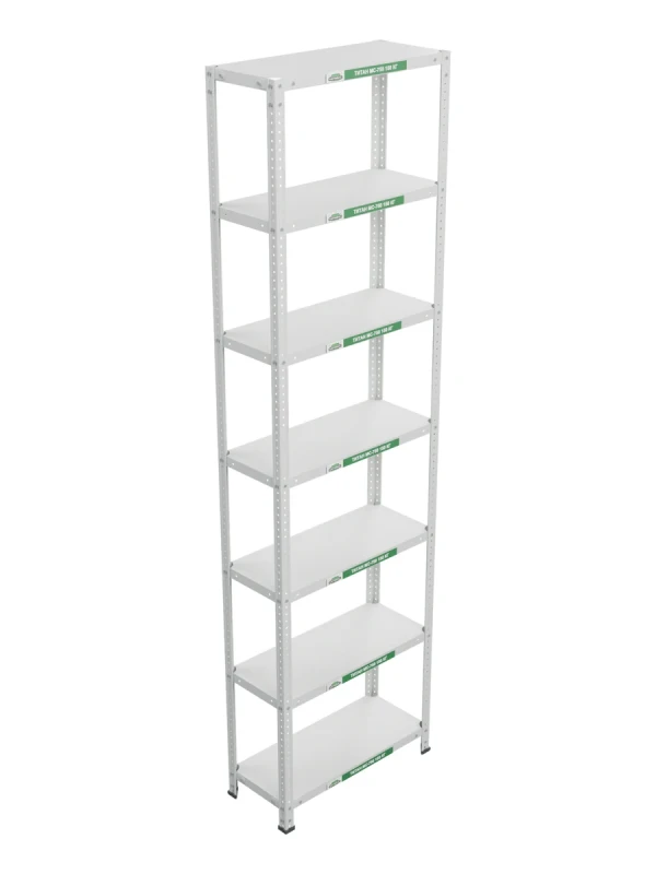 Стеллаж металлический Титан МС-750 2500x700x300 7 полок