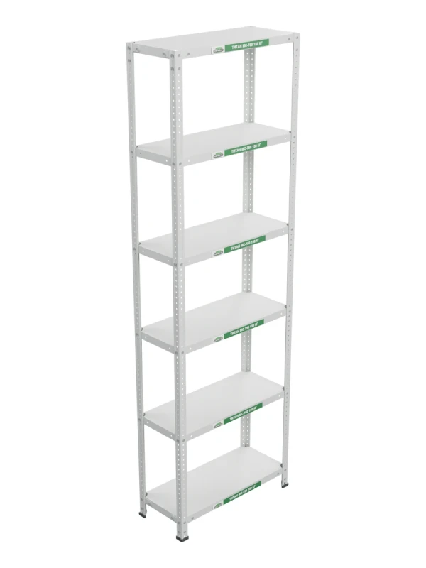 Стеллаж металлический Титан МС-750 2200x700x300 6 полок