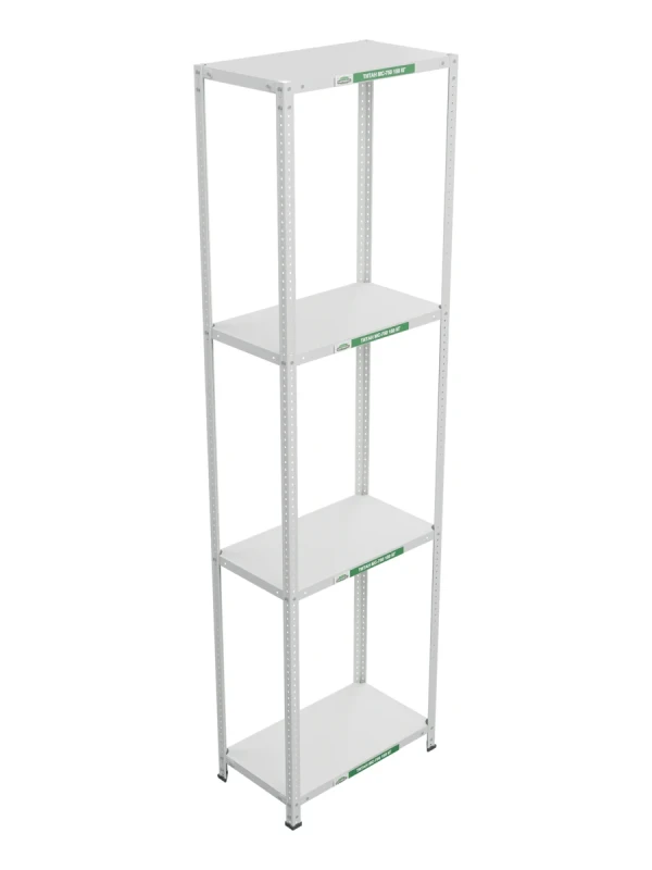 Стеллаж металлический Титан МС-750 2500x700x400 4 полки
