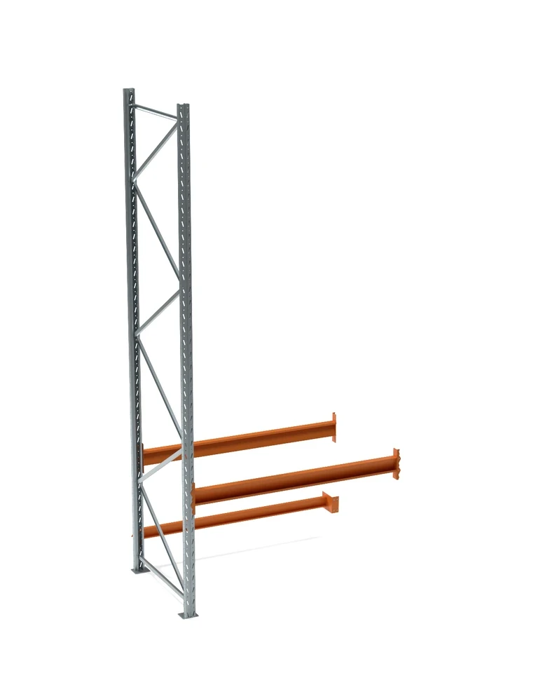 Секция дополнительная паллетного стеллажа СП 4000x1800x1100, 1 ярус (2790 кг на ярус, 5900 кг на секцию) Секция дополнительная паллетного стеллажа СП 4000x1800x1100, 1 ярус (2790 кг на ярус, 5900 кг на секцию)