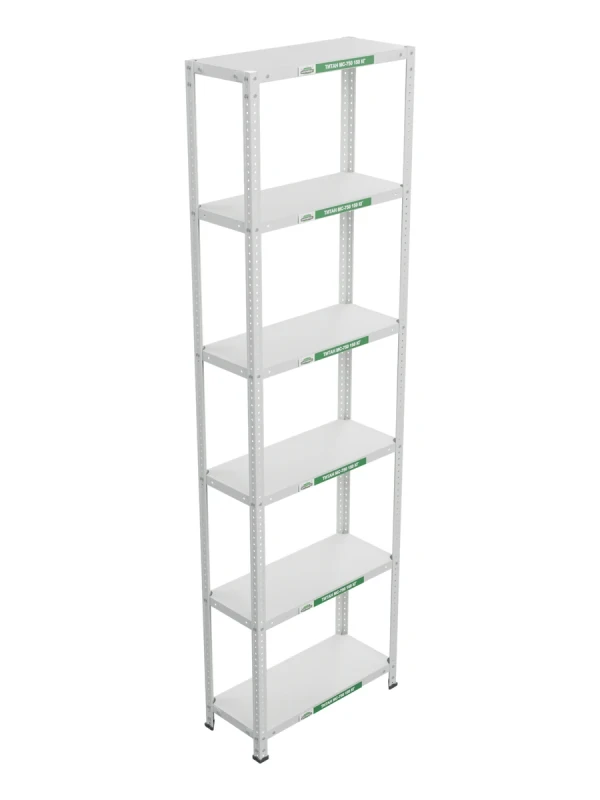 Стеллаж металлический Титан МС-750 2400x700x300 6 полок